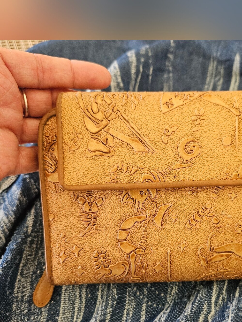 GUIDI CIRCUS WALLET, Leather Guidi Wallet, Vintage GUIDI, Rare!! Piero GUIDI - Picture 4 of 7